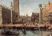 Gaspar Van Wittel The Piazzetta from the Bacino di San Marco oil on canvas